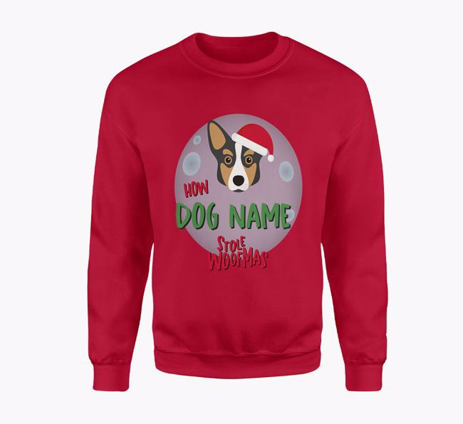 Dog Stole Christmas: Personalised {breedFullName} Adult Sweater